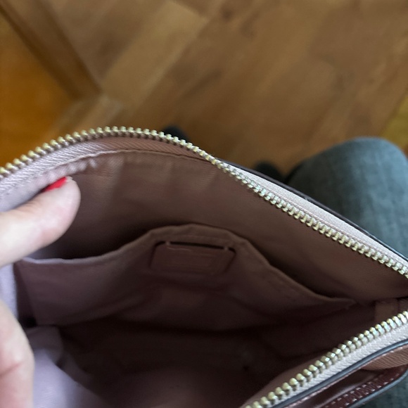 Coach Kitt Candy Pink Leather Messenger Crossbody Handbag - Picture 7 of 8